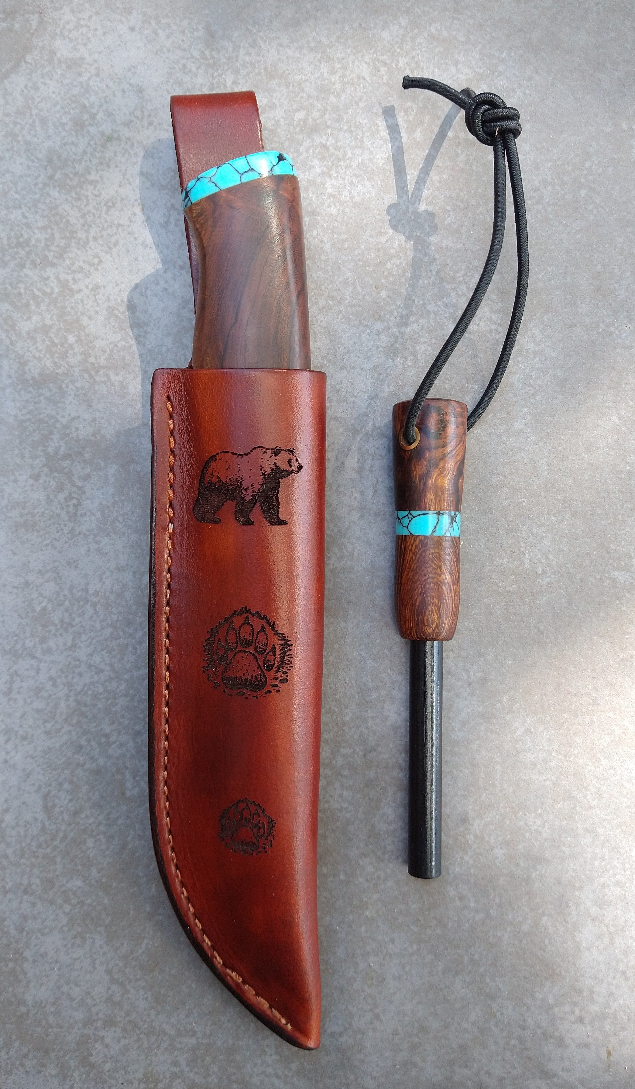 Kola Woodcraft Knives - Lauri Desert Ironwood - #13