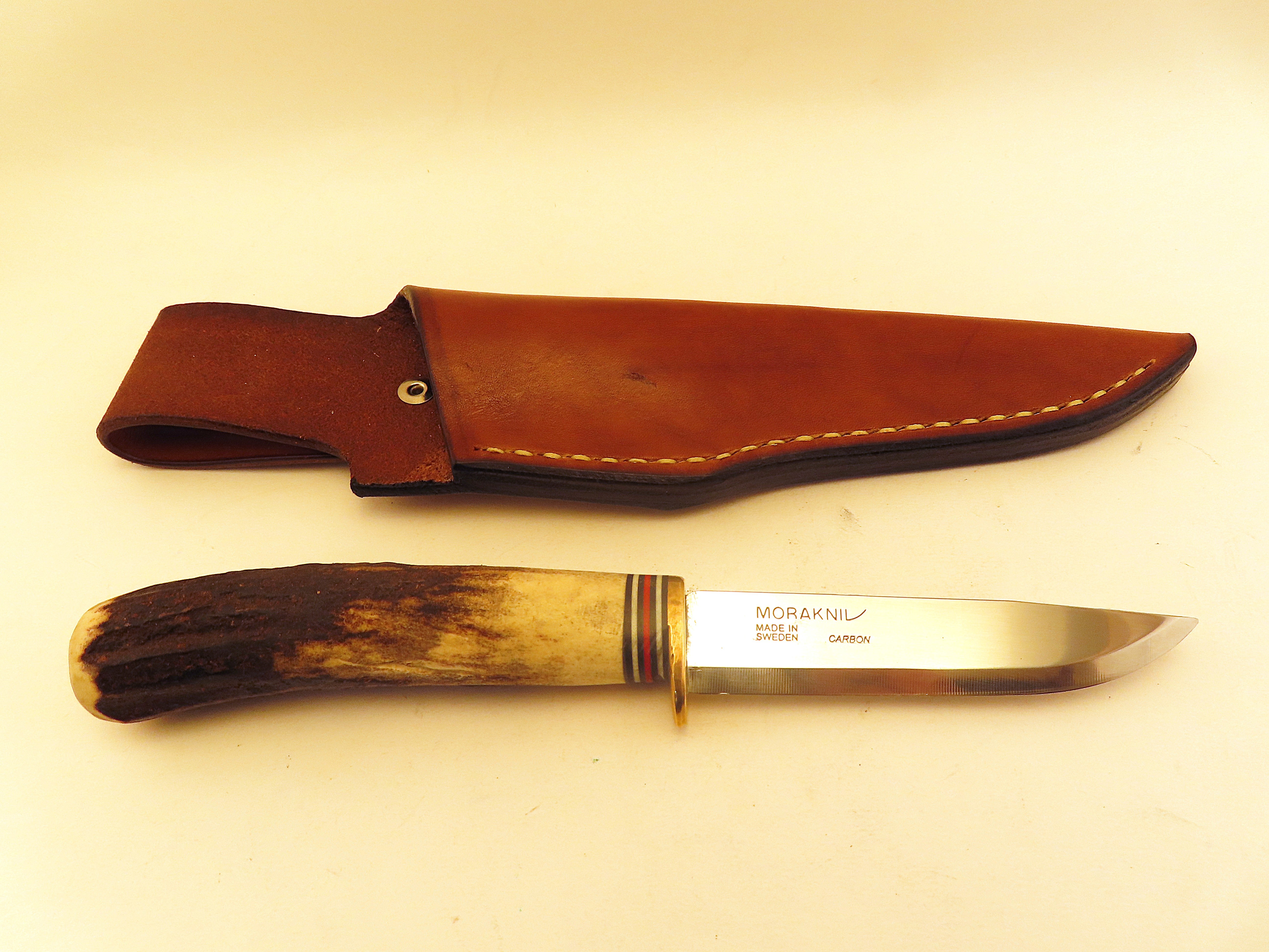 JBL Knives Custom - Mora Basic Stag Antler and Fiber Spacer #1