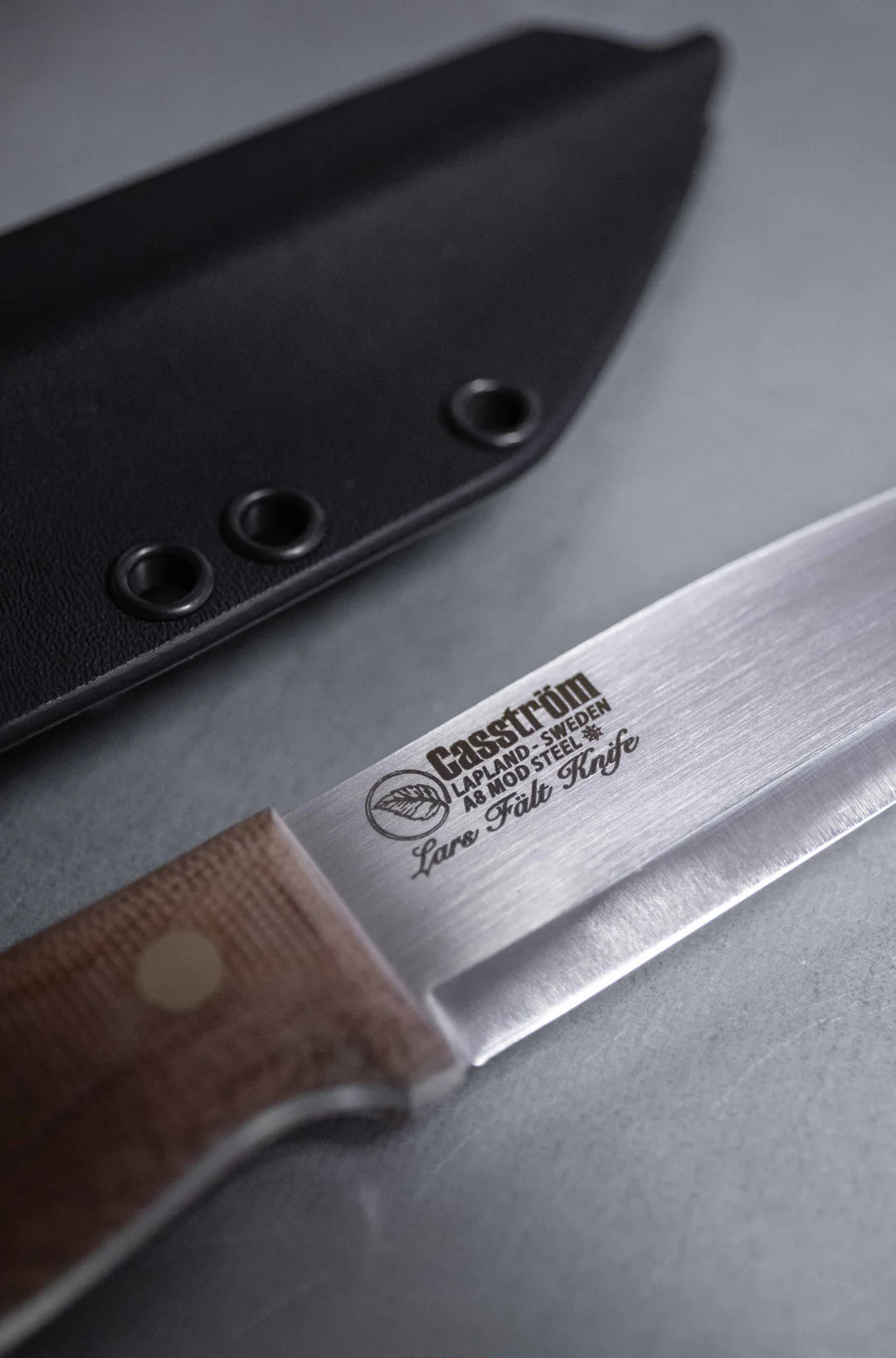 Casstrom Lars Fält Knife, Canvas Micarta, Kydex Sheath