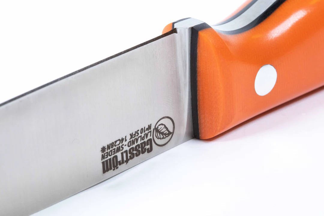 Casstrom No.10 SFK, Stainless, Leather (Handle Material Options)