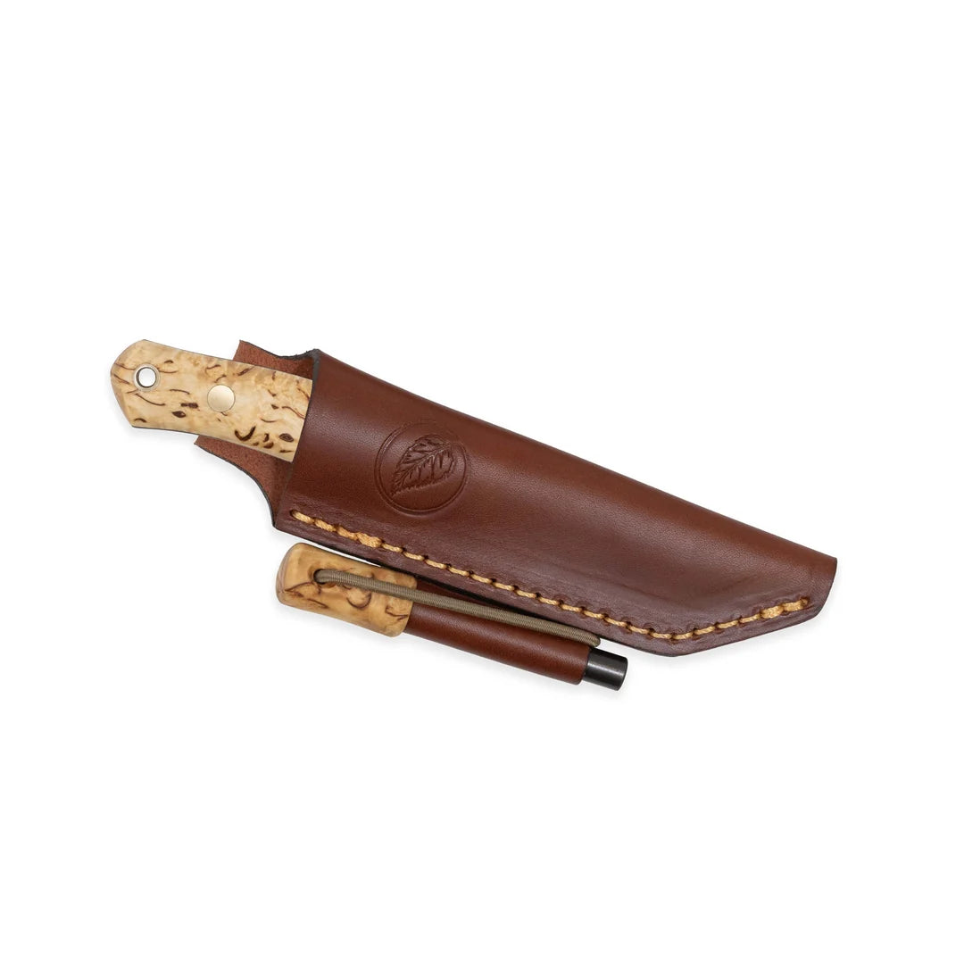 Casstrom No. 8 SFK, Curly Birch with Fire Striker