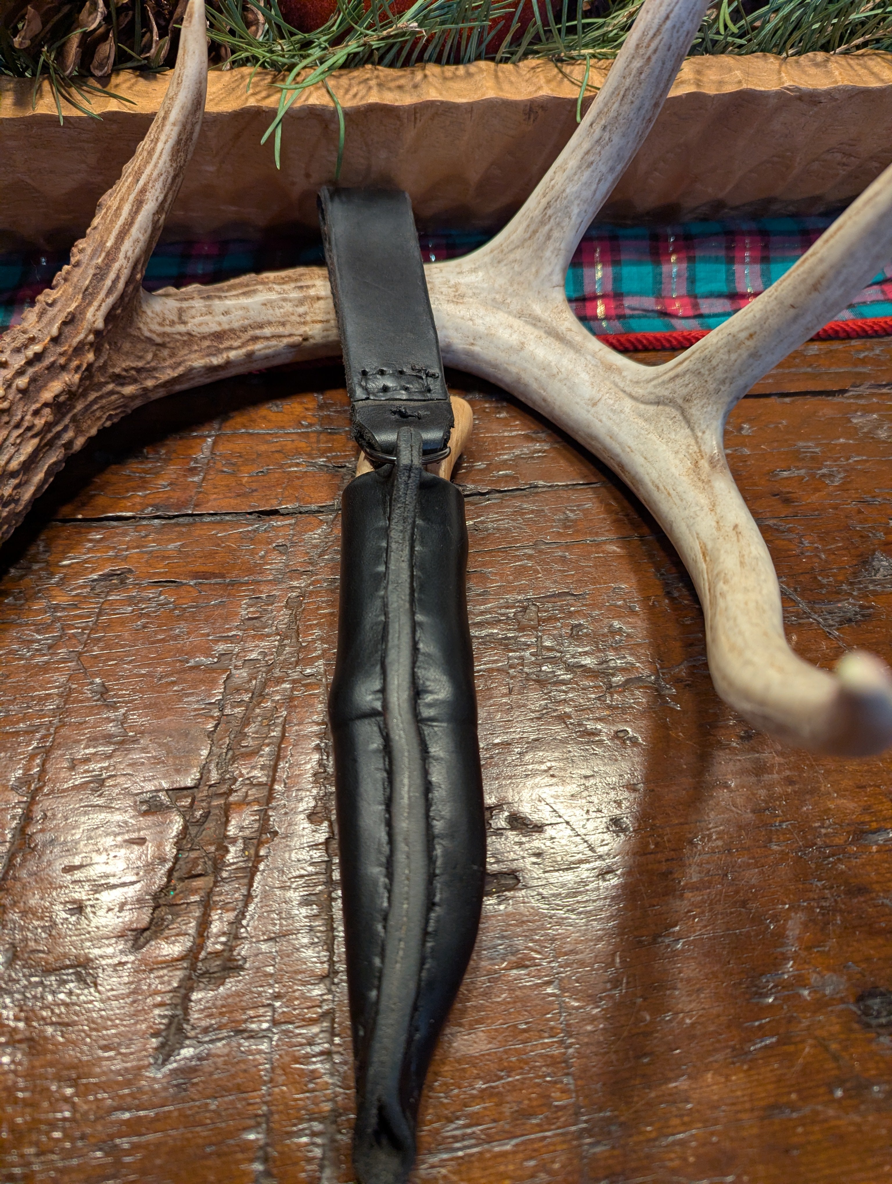 New Mountain Knives - Stabilized Boxelder and Corian #17