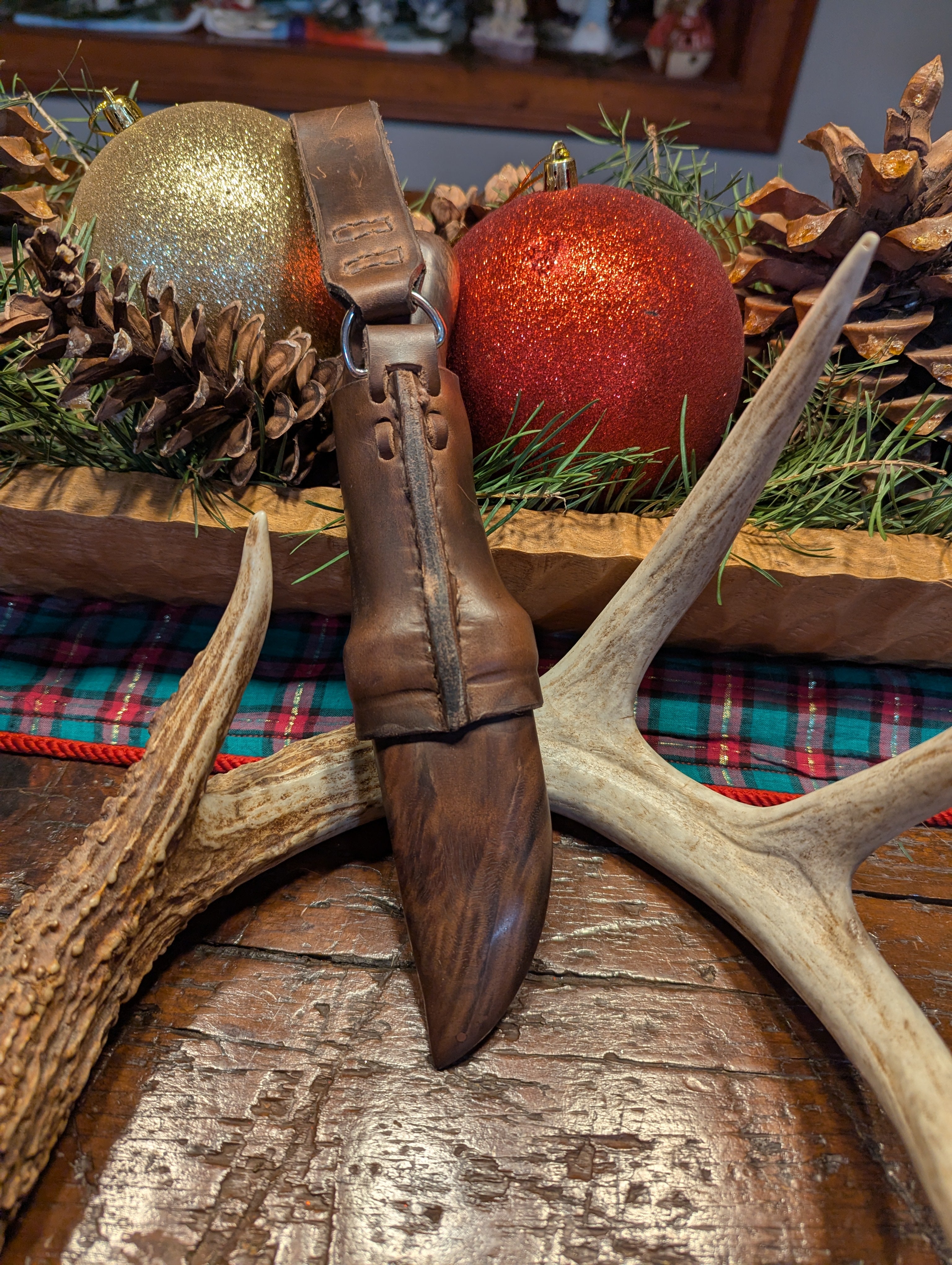 New Mountain Knives - Black Walnut handle and sheath #12