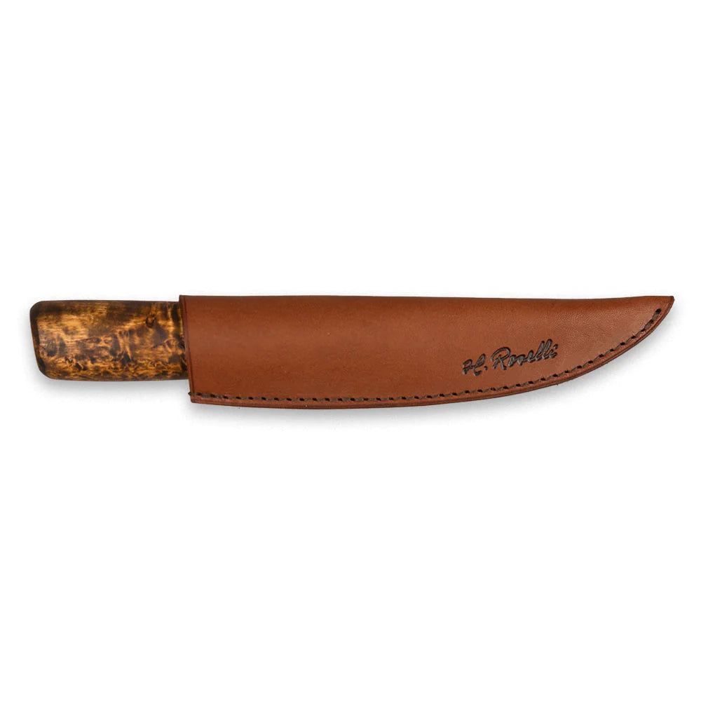 Roselli R112 The Carving Knife - Stained Curly Birch