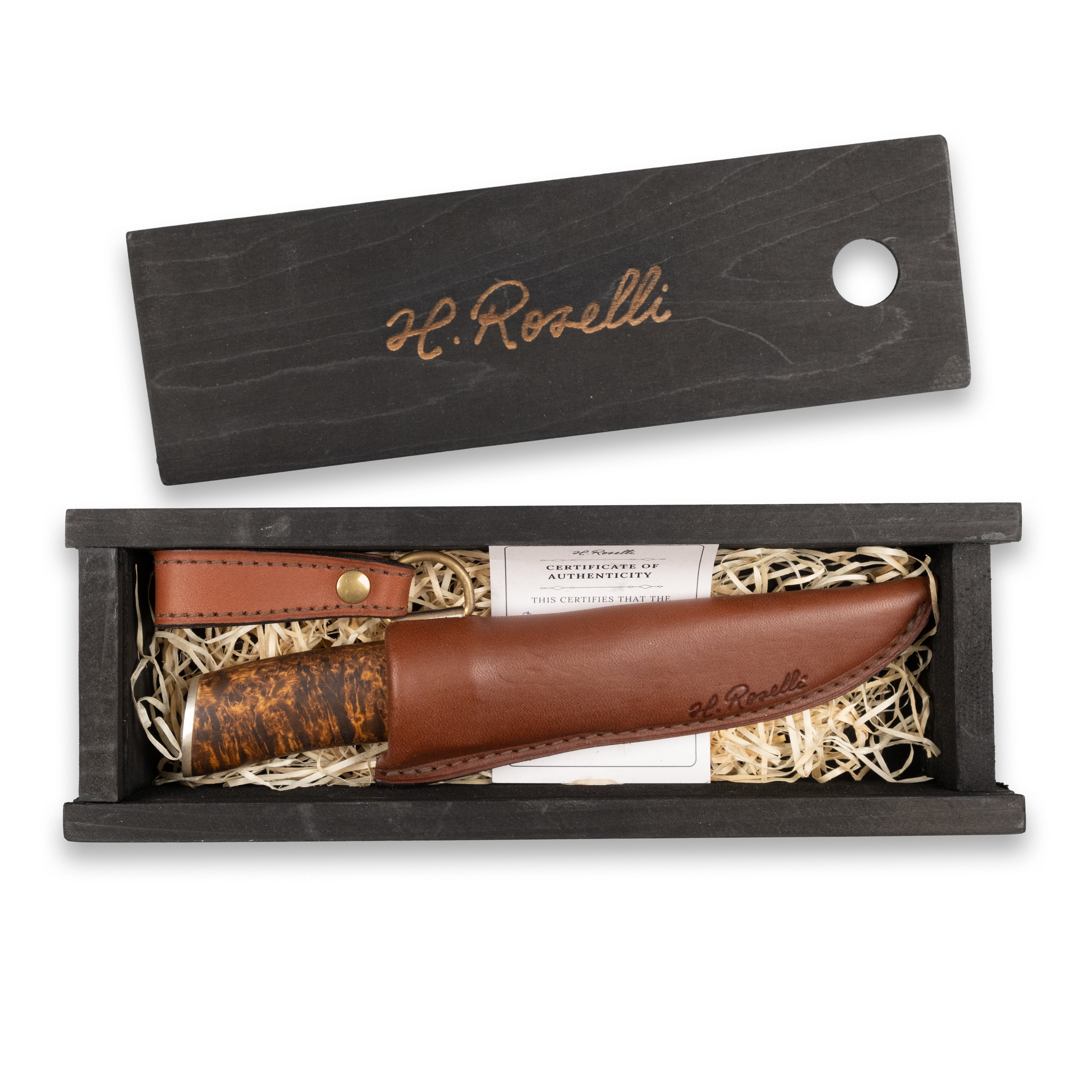 o rosenblit & mario adnetブラジルオリジナル Roselli RD310P The Carpenter Knife, Damascus