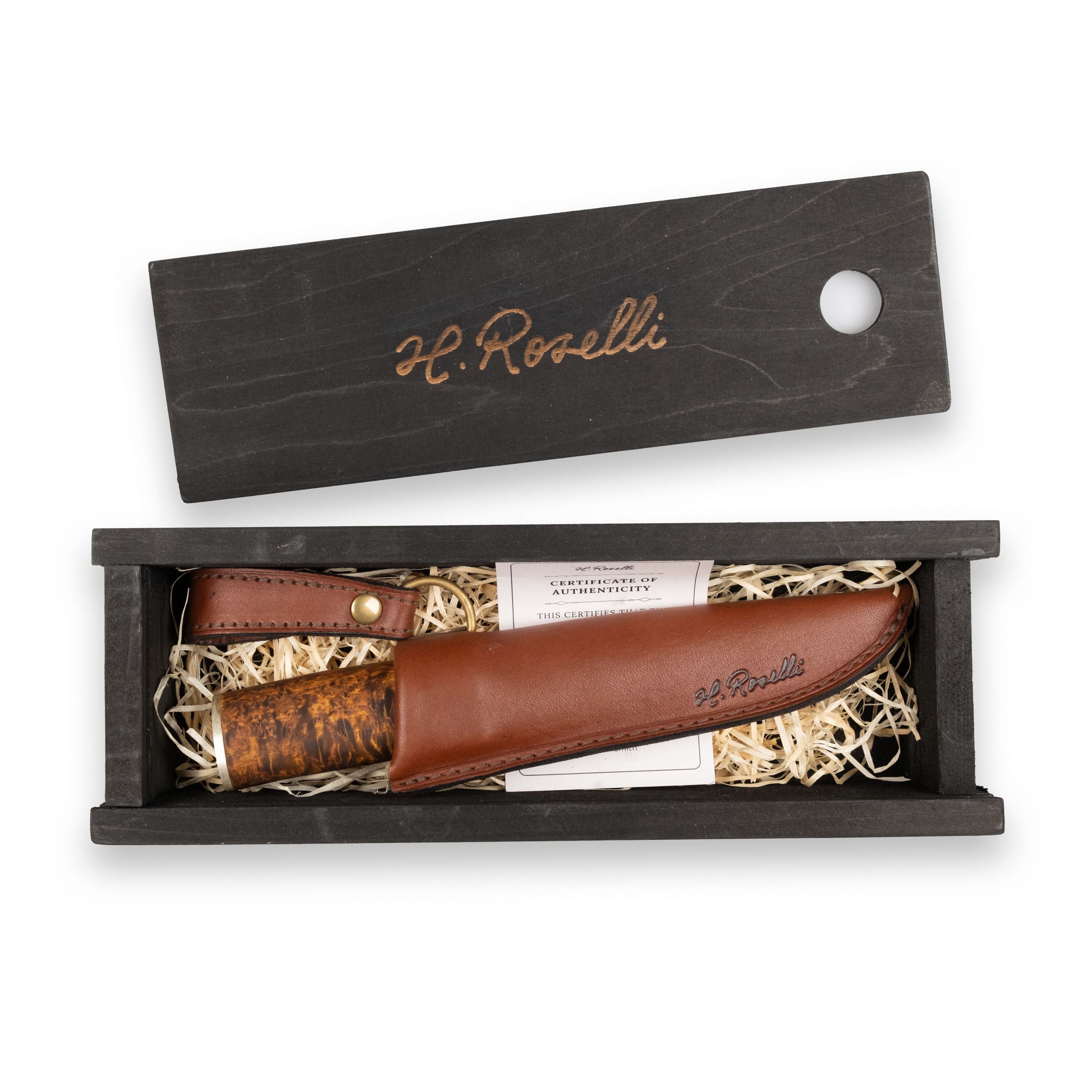 Roselli RD 330P The Grandmother Knife, Damascus