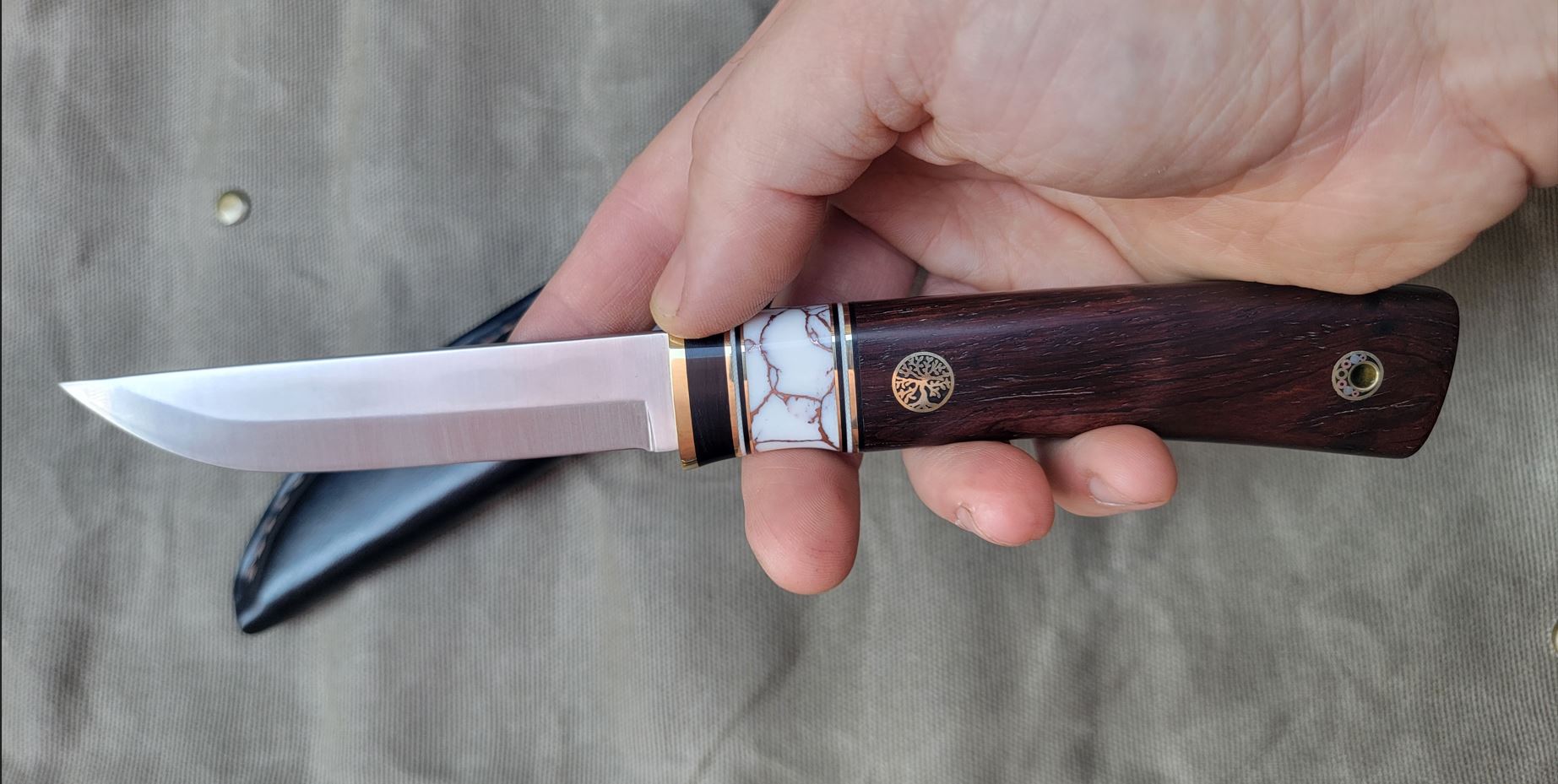 Pete's Custom Knives - Midsize utility all-around puukko #21