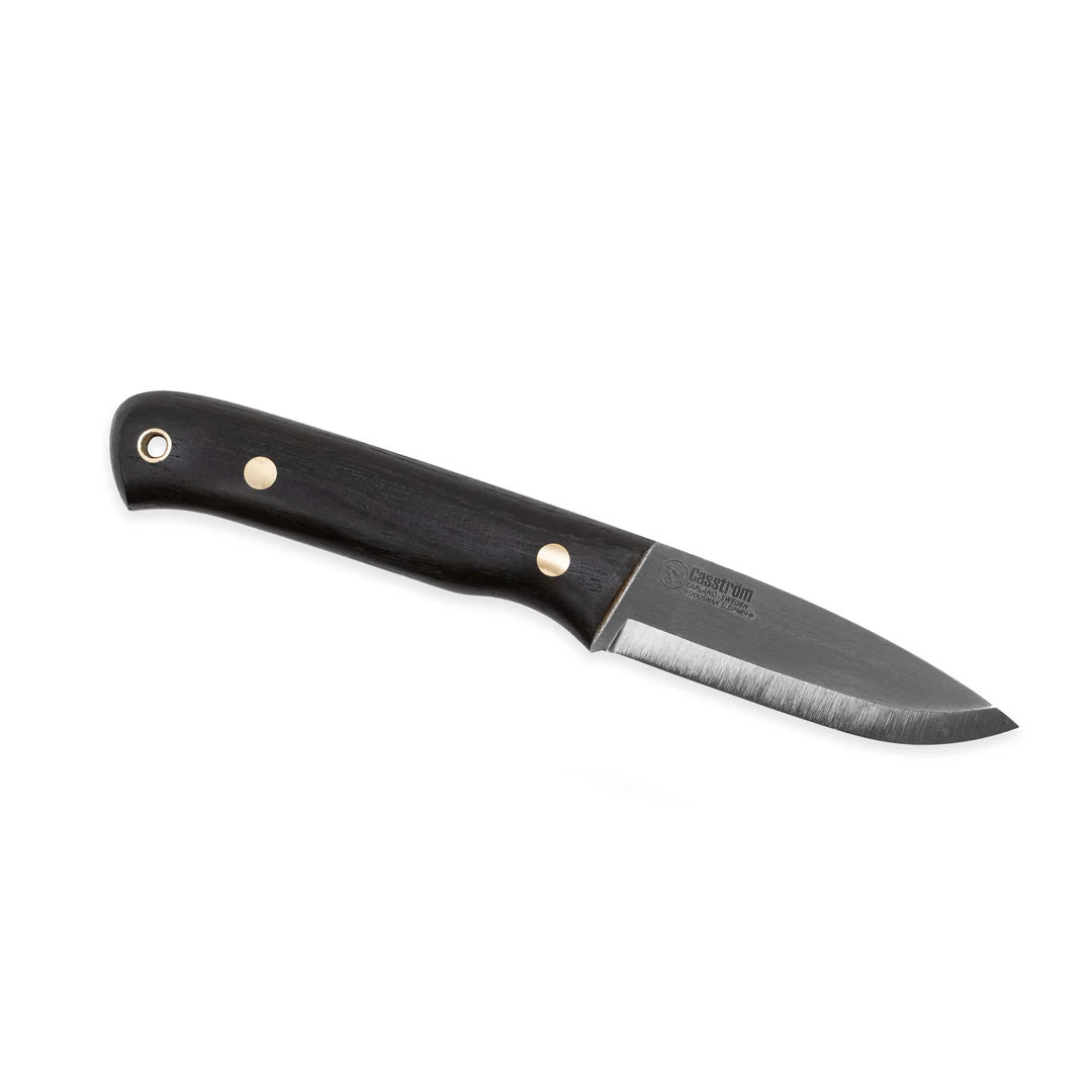 Casstrom Woodsman Knife, Bog Oak Wood Handle