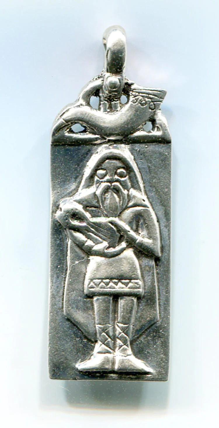 Bragi Pendant - Norse God of Bards #5151
