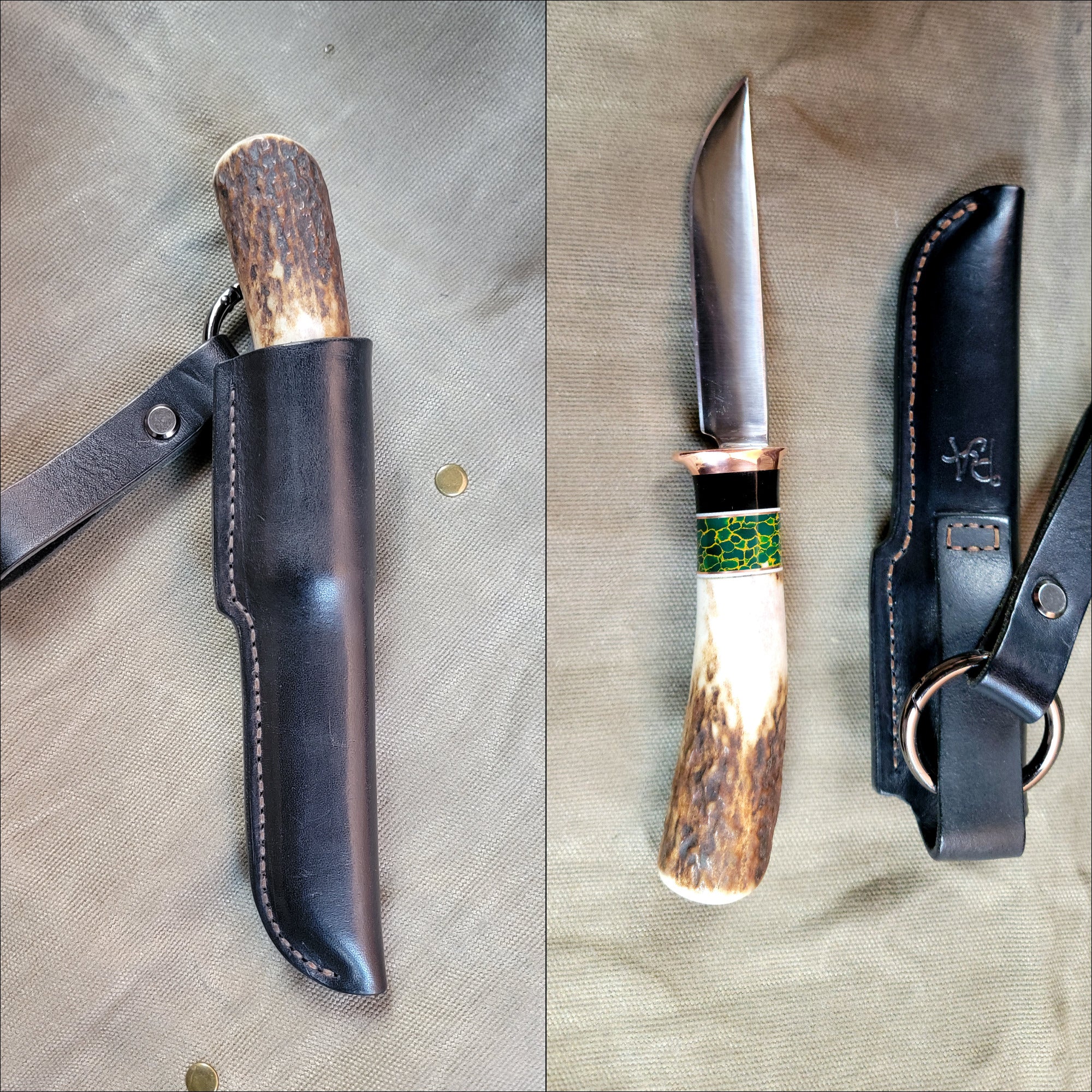 Pete's Custom Knives - Convex Kustaa Lammi blade knife  #28