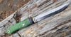 Pete's Custom Knives - 125mm Green Maple Puukko #13