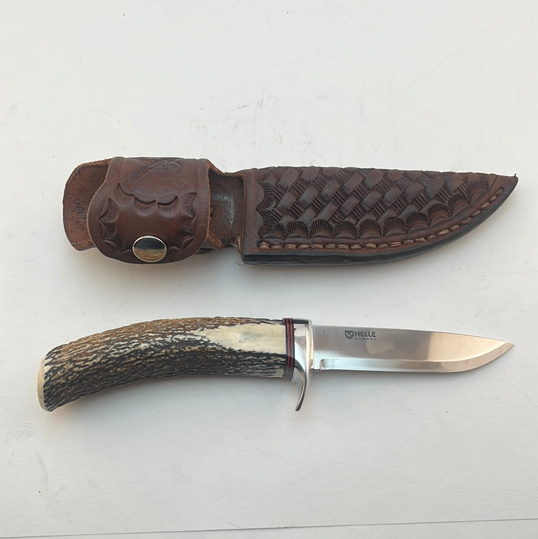 Skala Custom Knives - Helle Blade/ Red Stag Handle #28