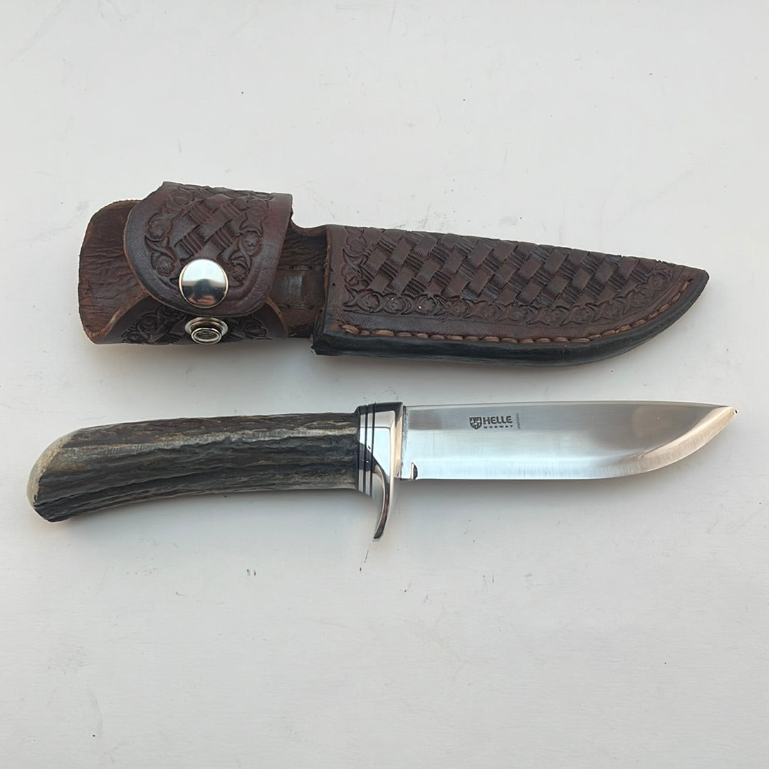 Skala Custom Knives - Helle Blade/ Red Stag Handle #32