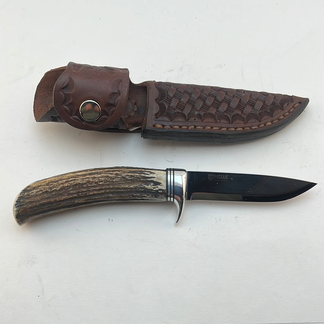 Skala Custom Knives - Helle Blade/ Red Stag Handle #31