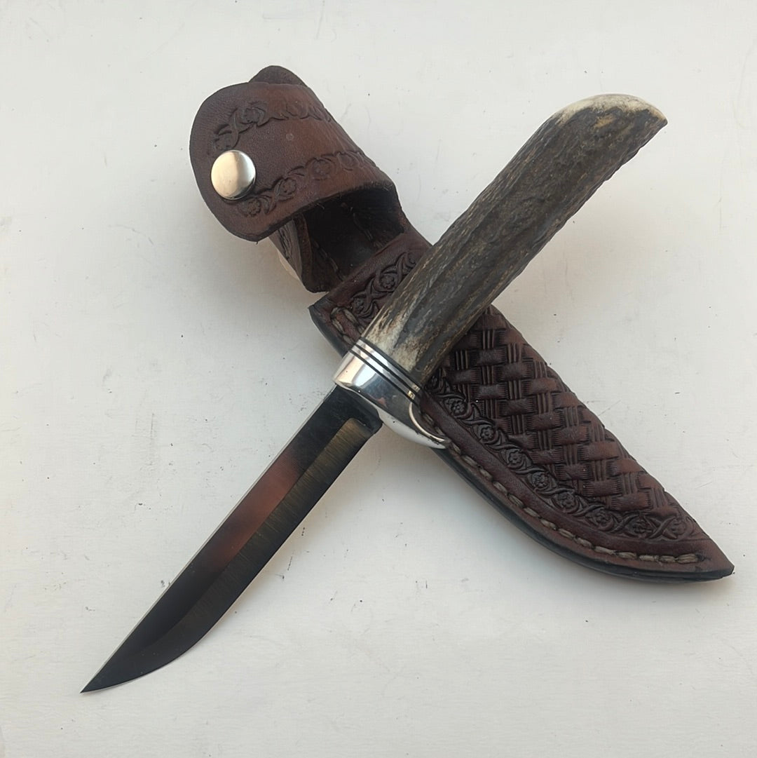 Skala Custom Knives - Red Stag Handle #27