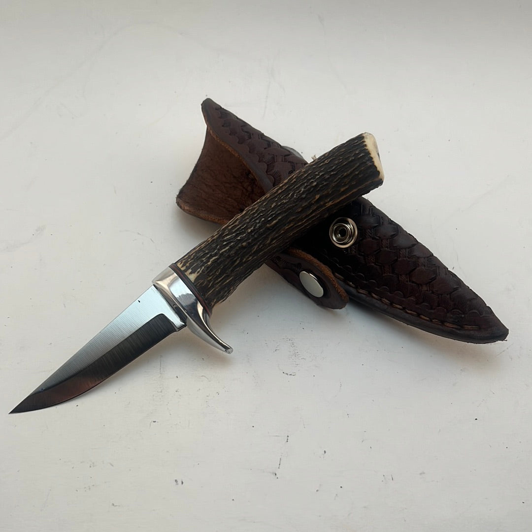 Skala Custom Knives - Red Stag Handle #28