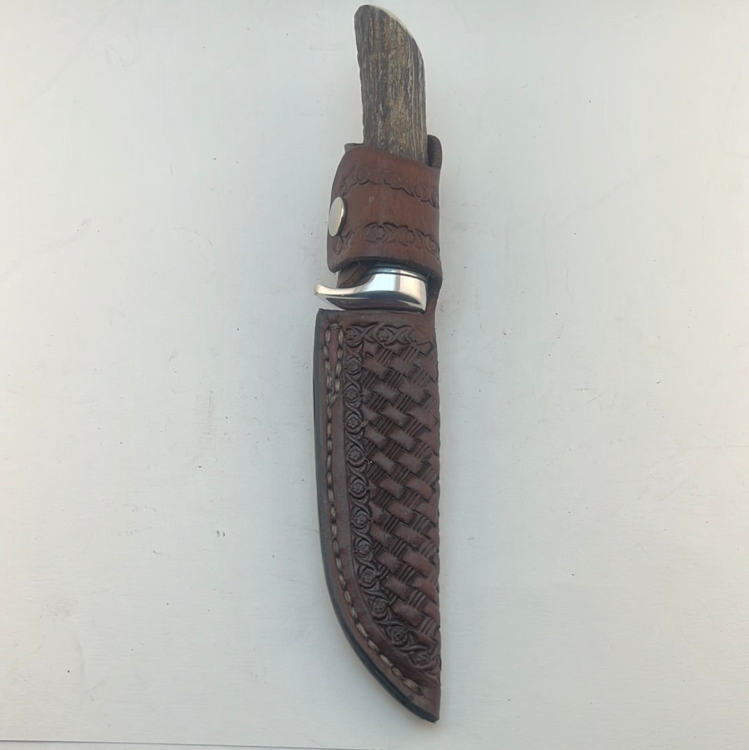 Skala Custom Knives - Red Stag Handle #27