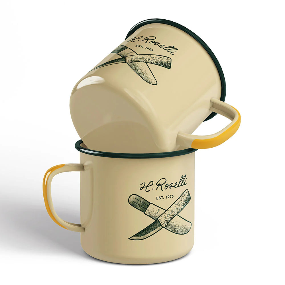 Roselli Mug White, Orange, Or Beige