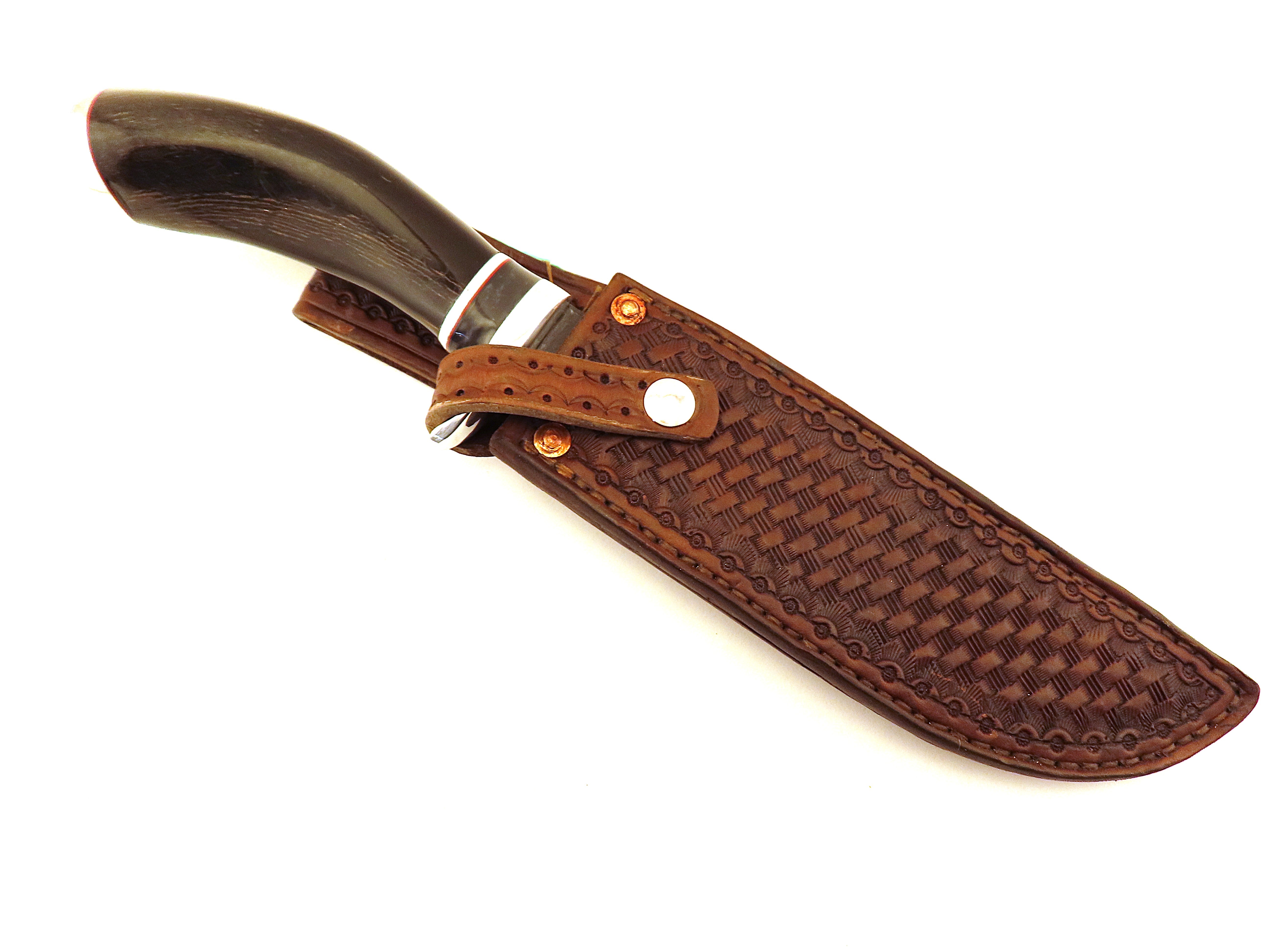 Skala Custom Knives - Lauri Leuku Carbon / Kudu Horn - #173