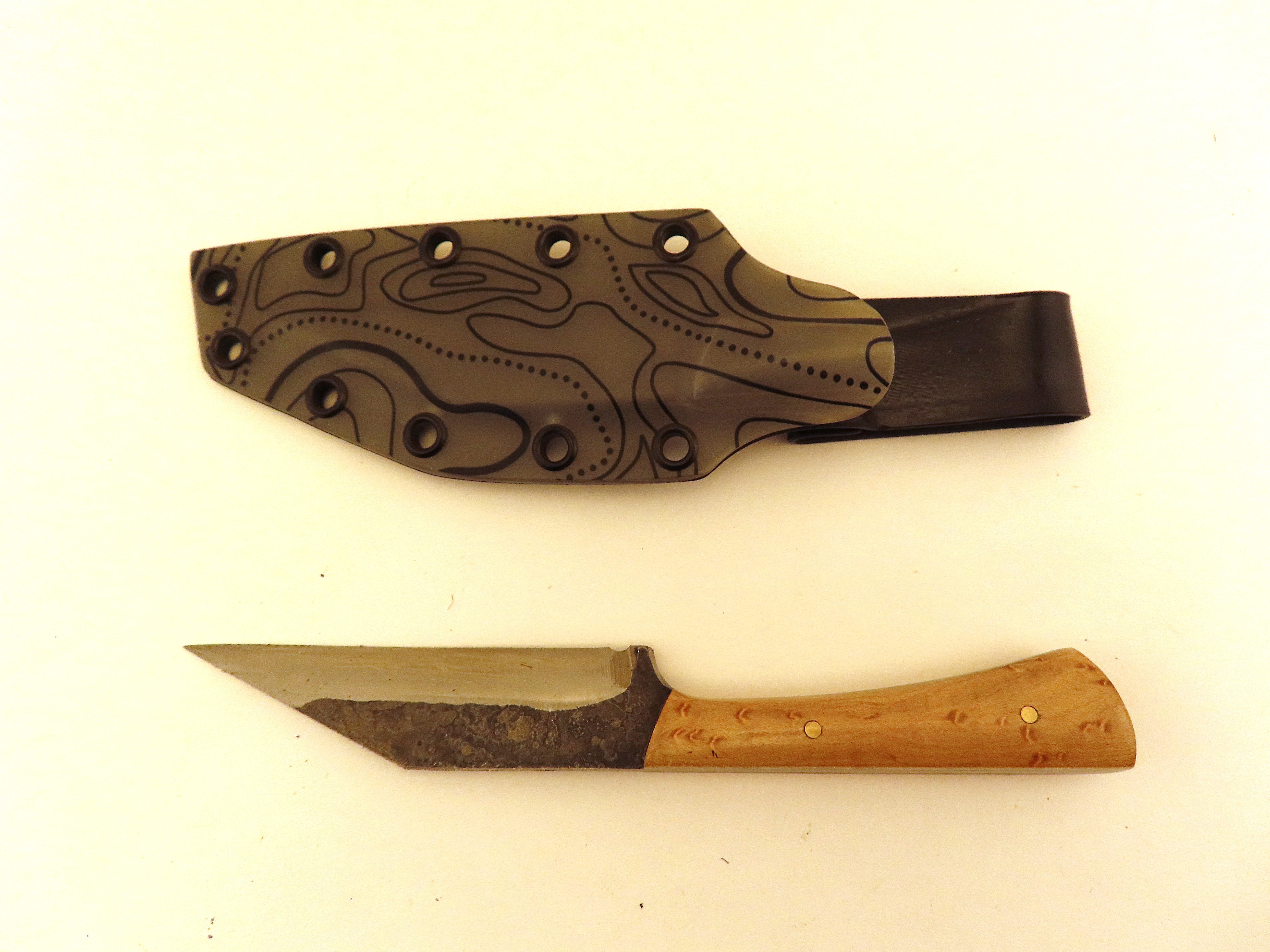 Spangler Forge Birds Eye Maple Seax (Medium) #40