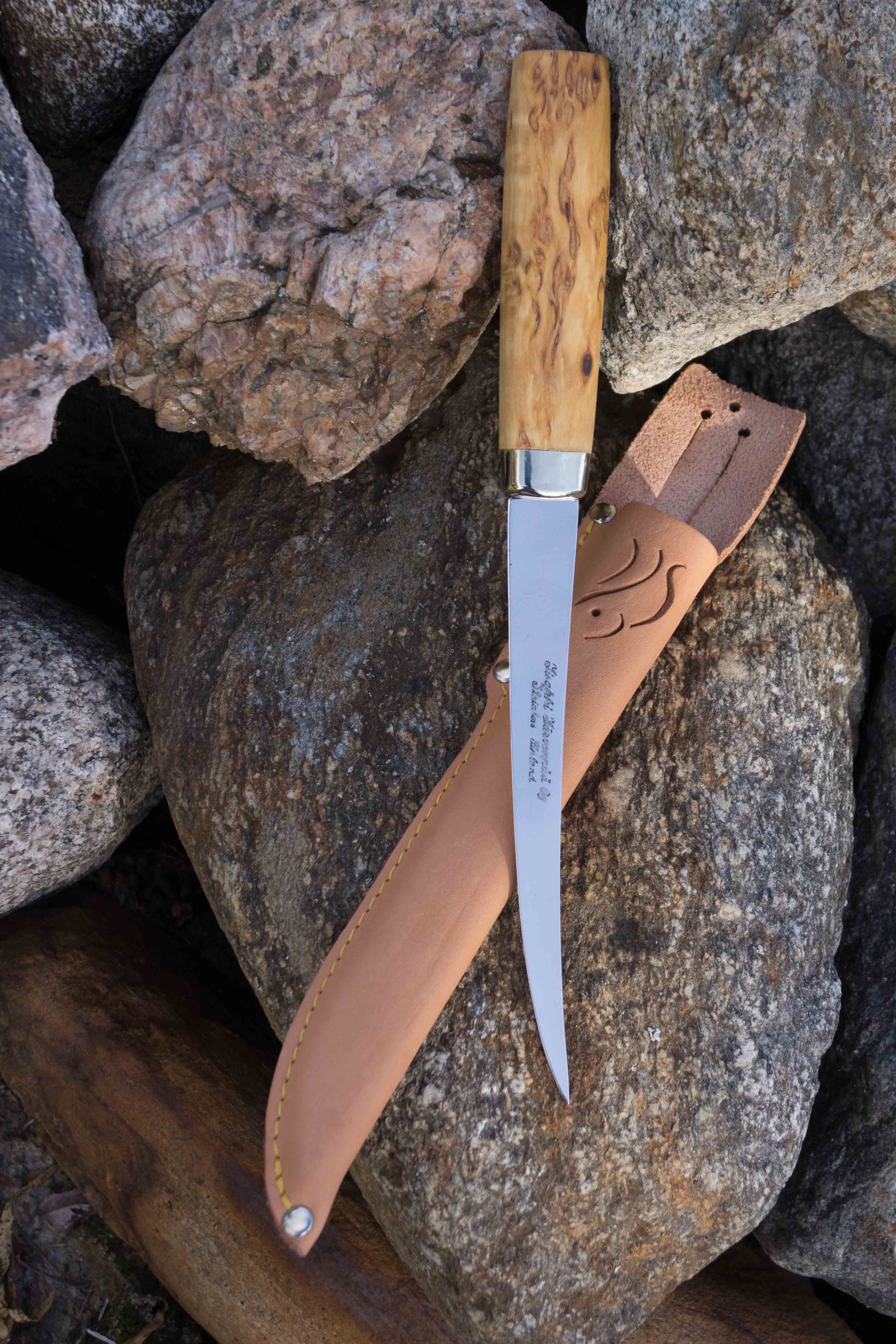 Järvenpää Outdoor Fishing Fillet Knife With Sheath