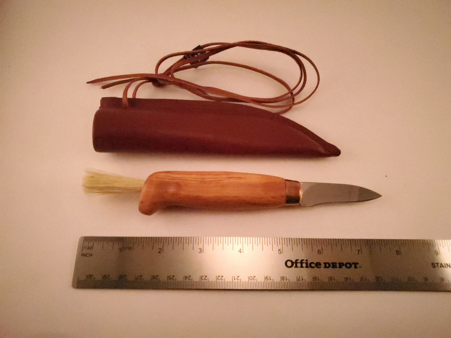 Wood Jewel Mushroom Knife Bushcraft Outdoor Puukko Knife