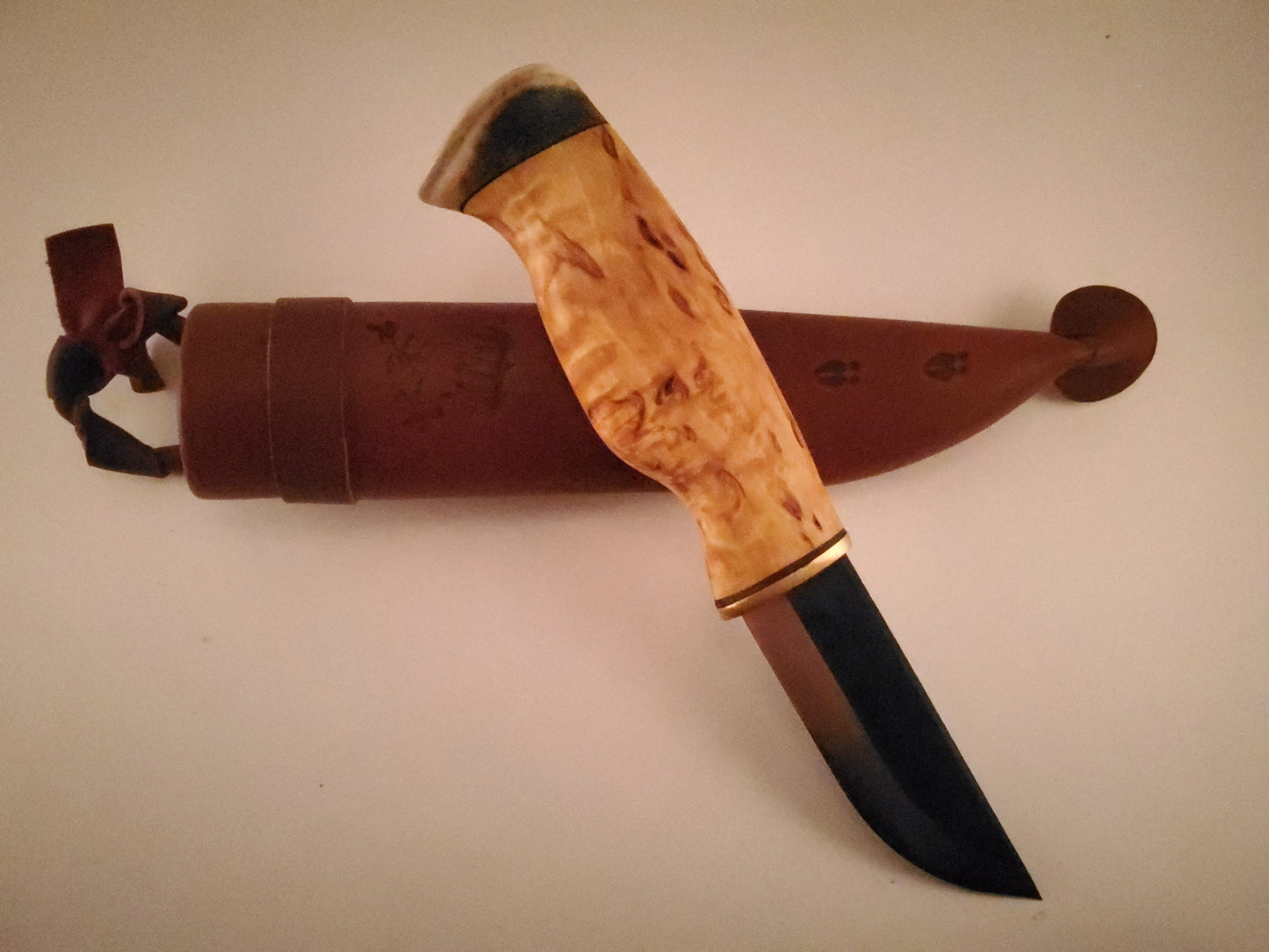 Wood Jewel Little Leuku Bushcraft Outdoor Knife Puukko
