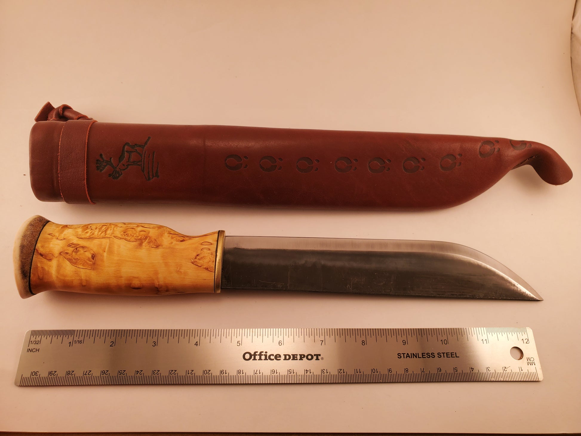 Wood Jewel Leuku Bushcraft Outdoor Puukko Knife
