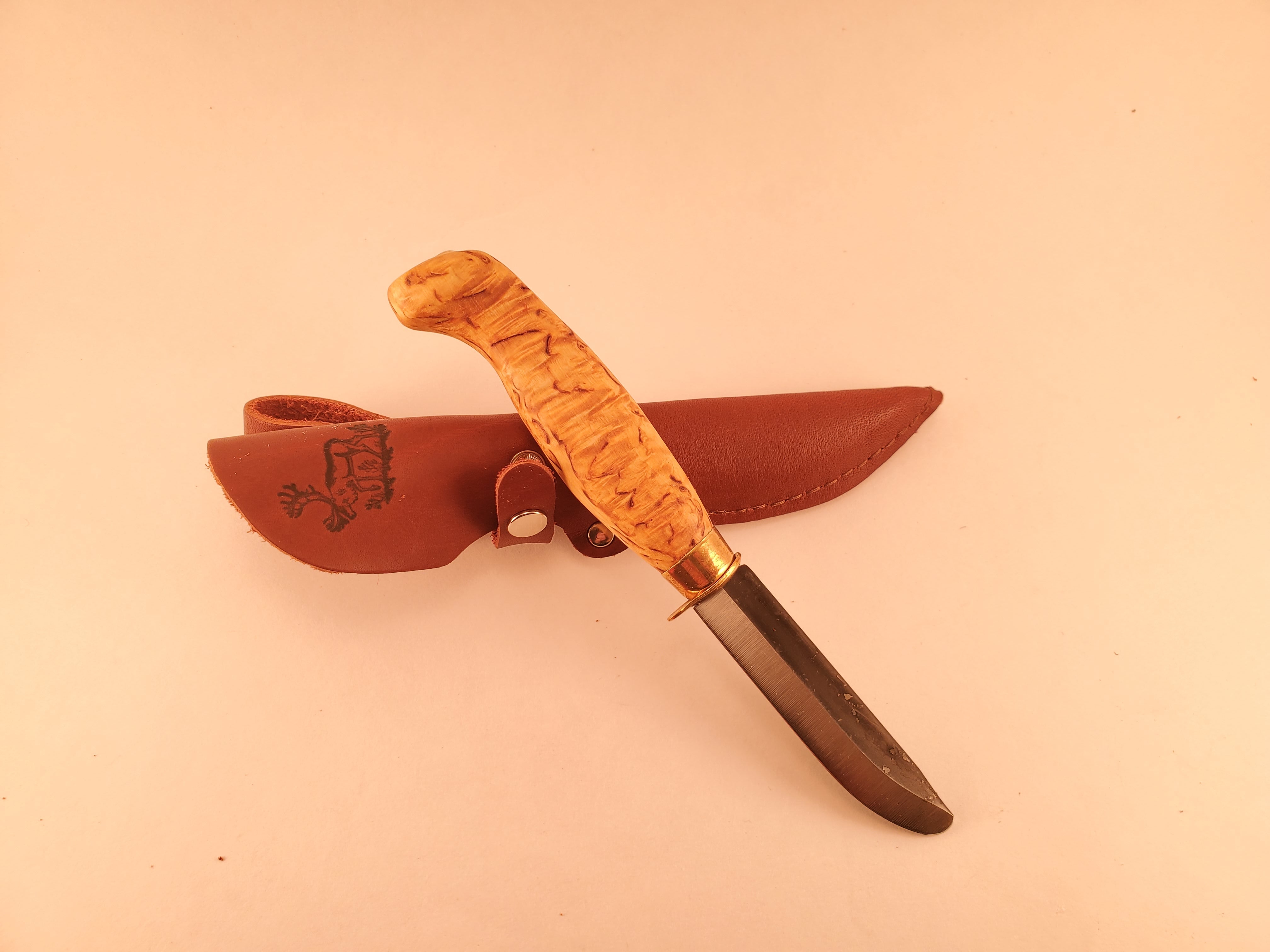 Wood Jewel Kids Scout Knife Bushcraft Outdoor Hunting Puukko Knife