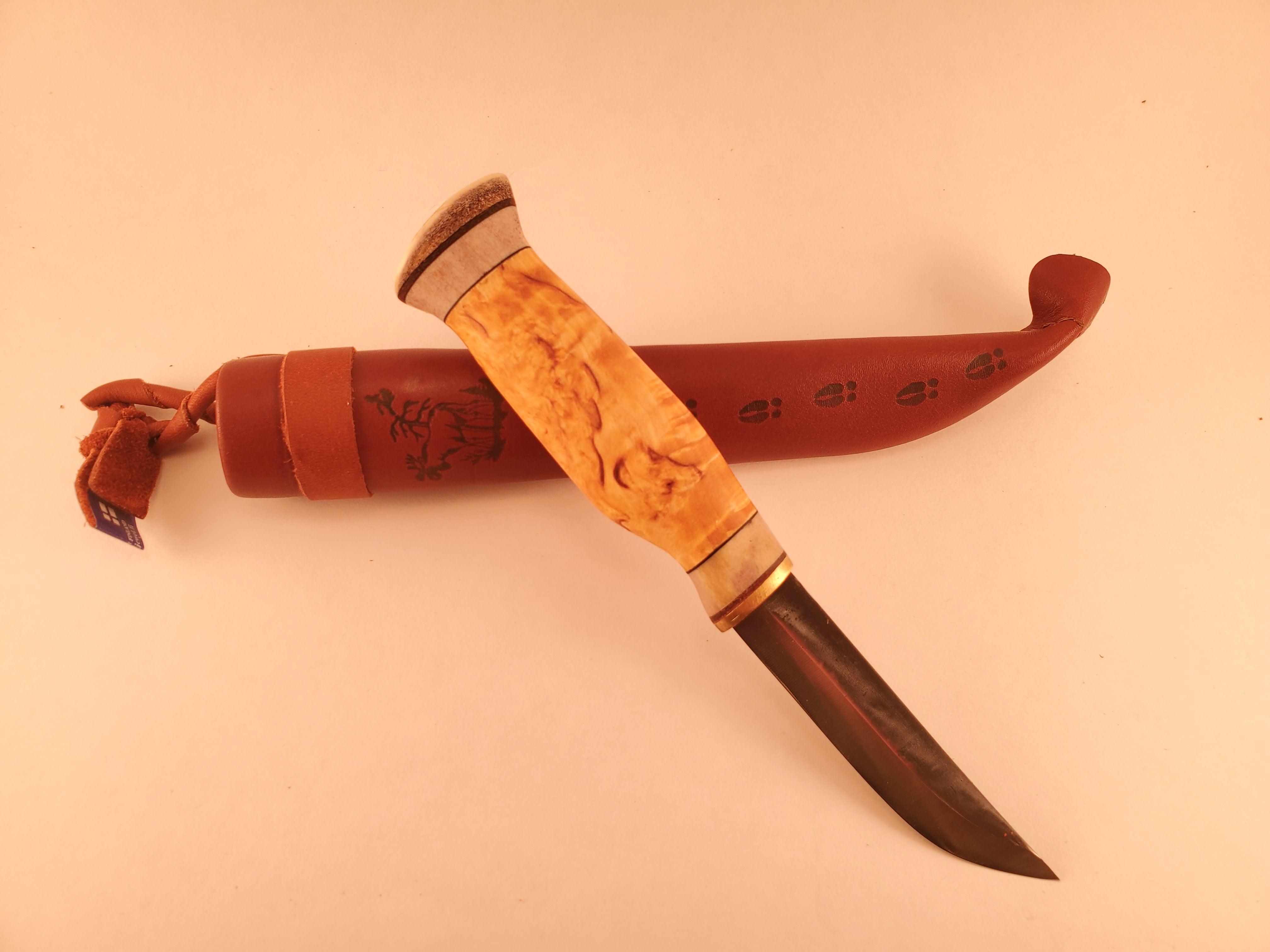 Wood Jewel Carving Knife Bushcraft Outdoor Hunting Puukko