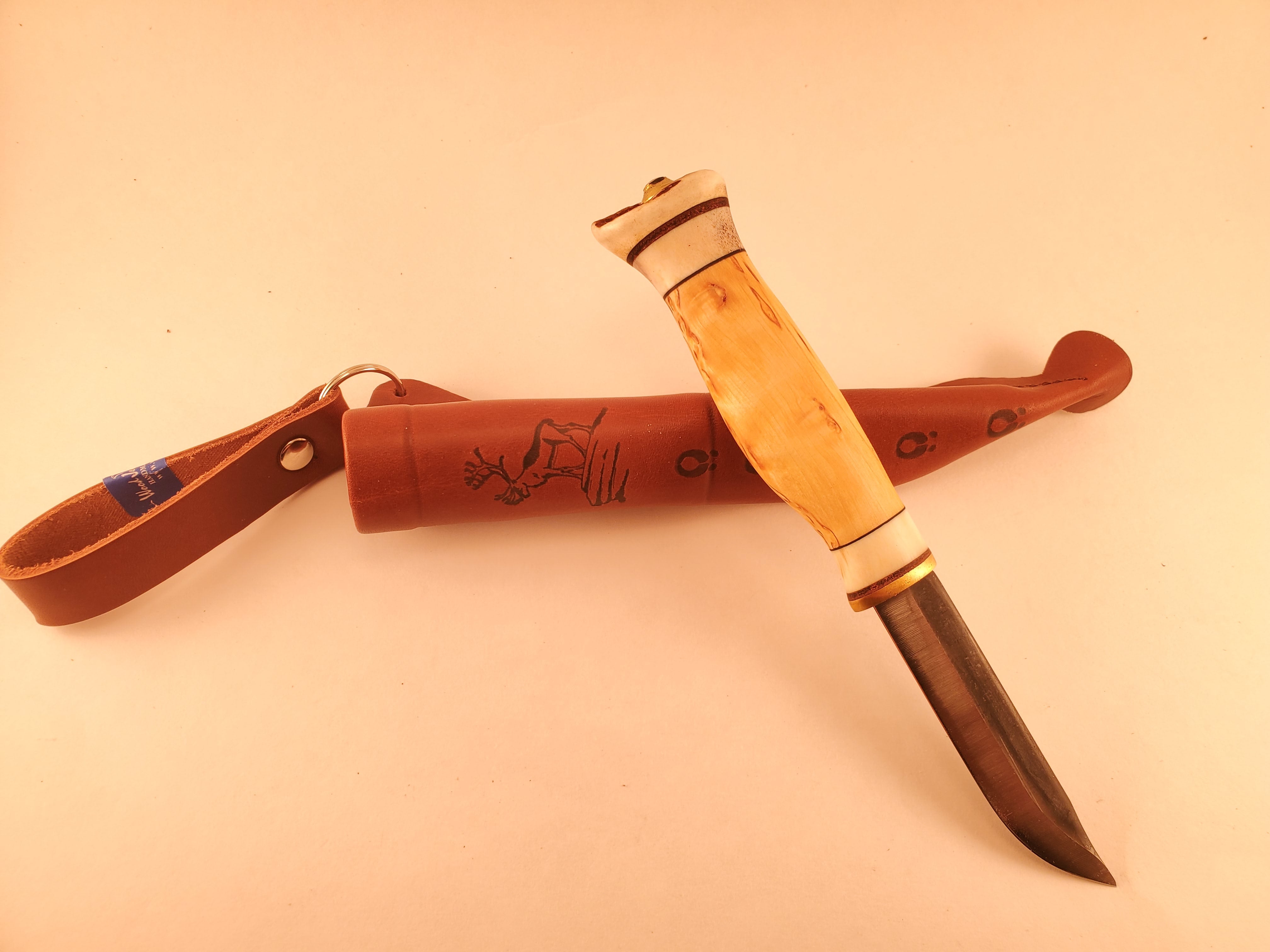 Wood Jewel Carving Knife Bushcraft Outdoor Hunting Puukko