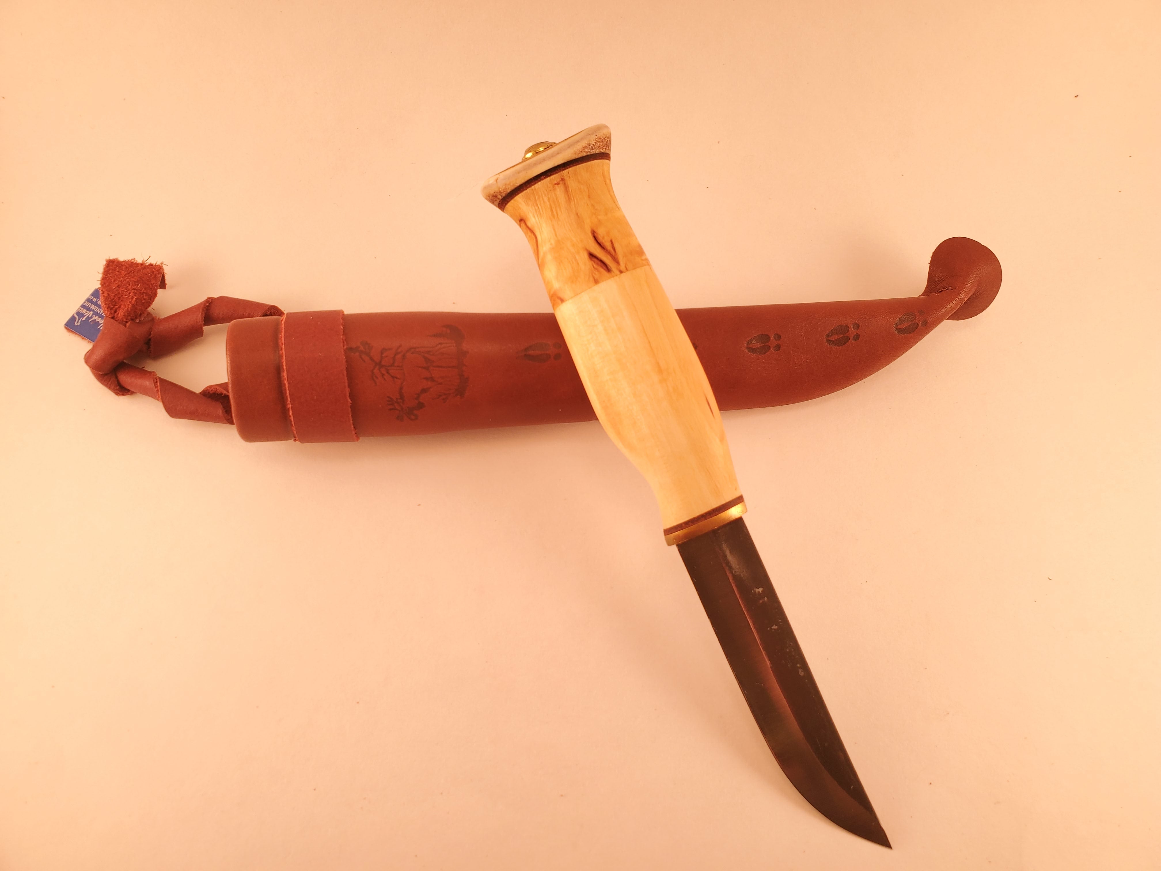 Wood Jewel Carving Knife Bushcraft Outdoor Hunting Puukko