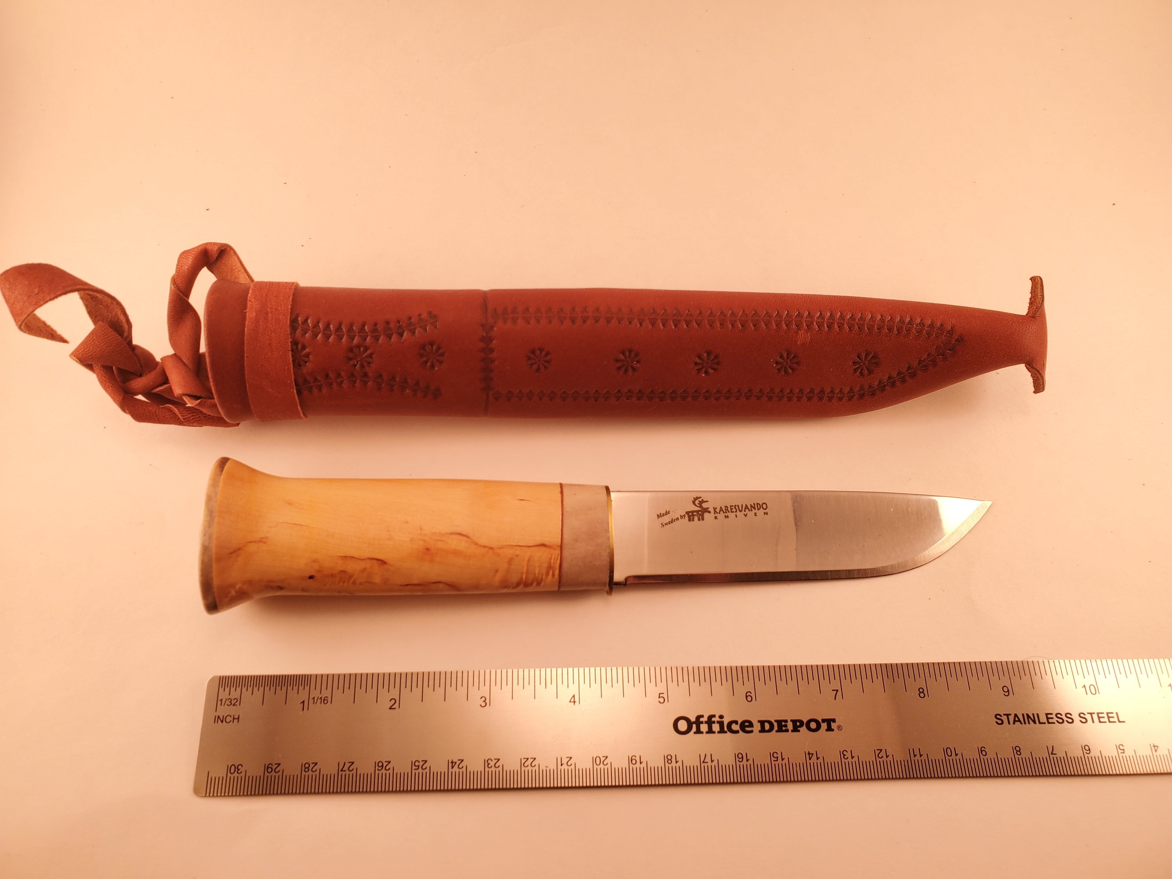 Karesuando Björnen Leuku Outdoor Bushcraft Hunting Knife