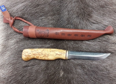 Wood Jewel Carving Knife Bushcraft Outdoor Hunting Puukko