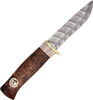 Karesuando Beaver Damascus Bushcraft Outdoor Hunting Knife