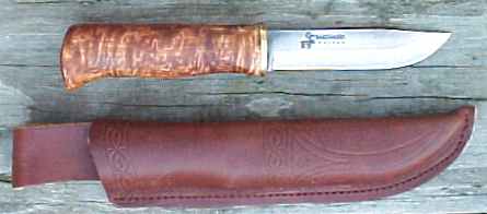 Karesuando Raven Special Bushcraft Outdoor Knife Puukko With Sheath