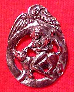 Freya Riding A Cat Viking Pendant Jewelry