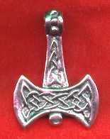 Celtic Knotwork Hammer Pendant Jewelry