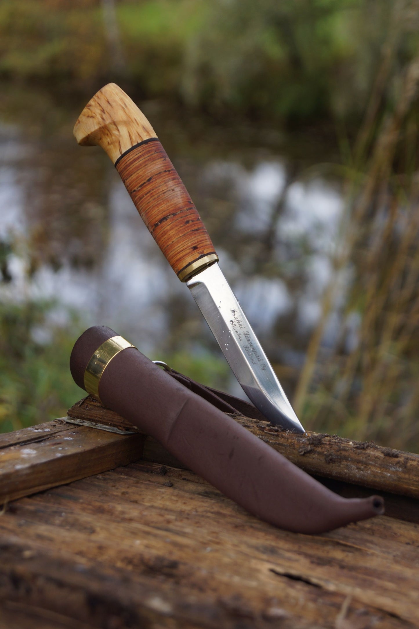 Järvenpää Outdoor Bushcraft Hunting Butcher knife