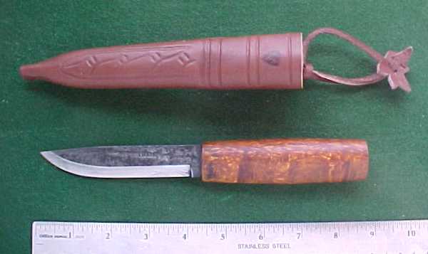 Helle Bushcraft Outdoors Utility Knife with Sheath