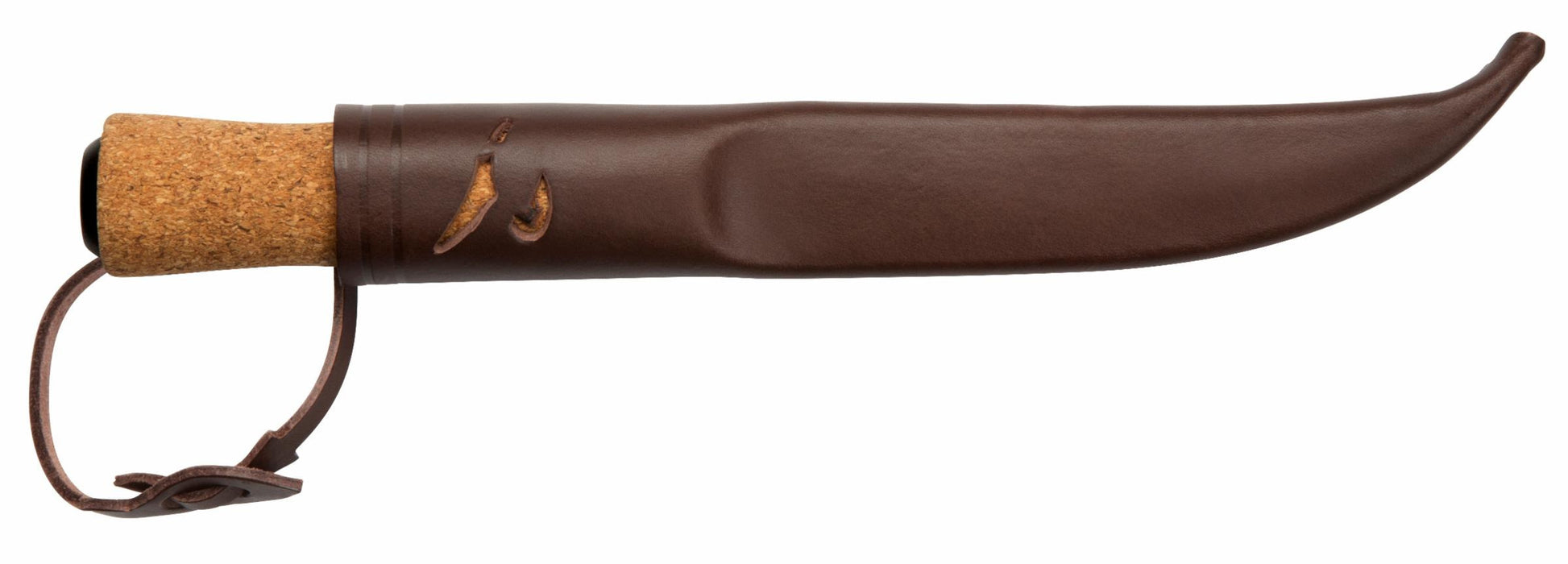 Helle Hellefisk Fishing Outdoor Knife Cork Handle In Sheath