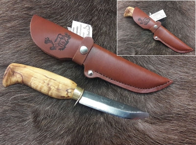 Wood Jewel Kids Scout Knife Bushcraft Outdoor Hunting Puukko Knife