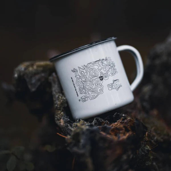 Helle Map Enamel Cup