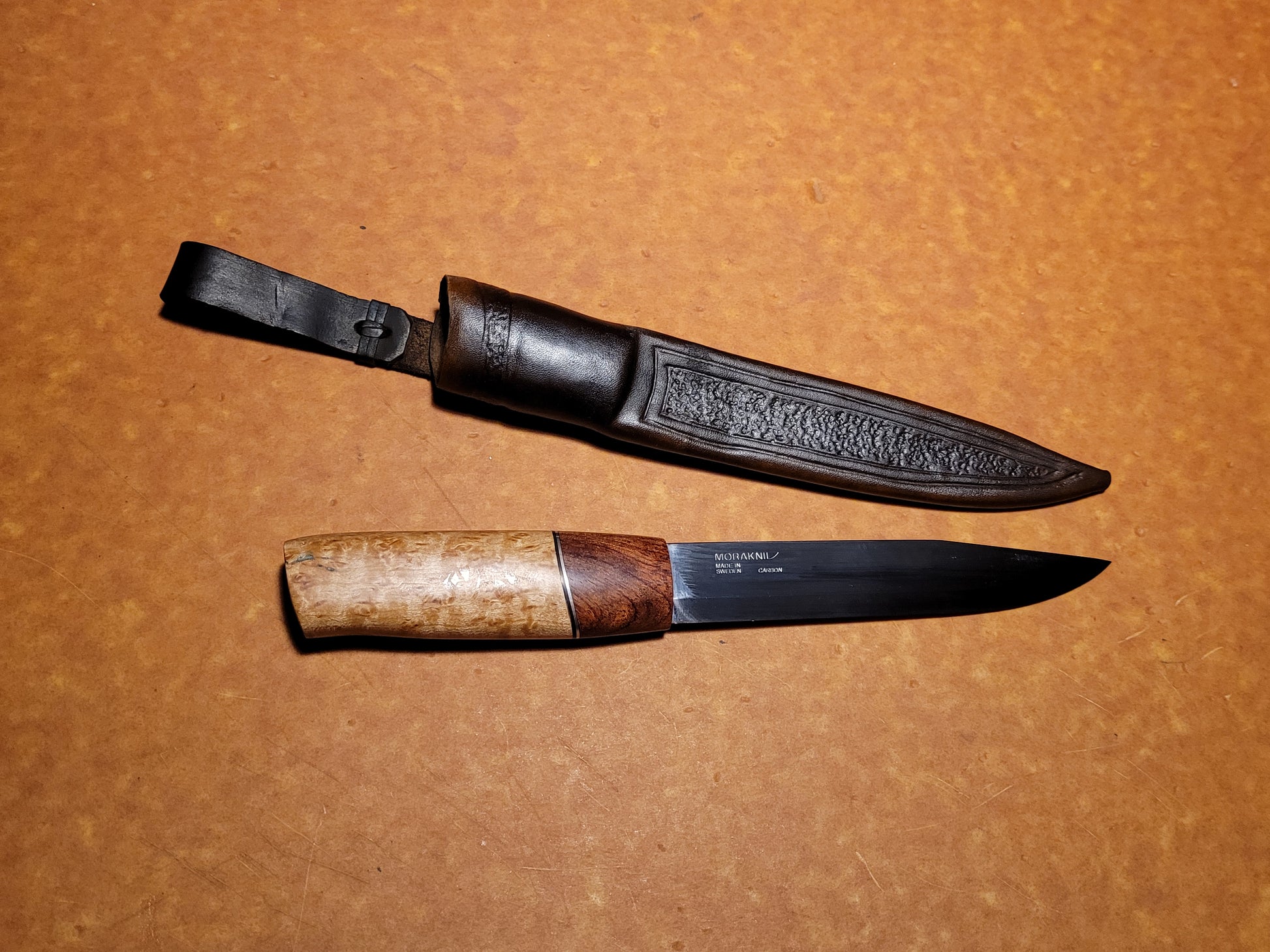 Ravn Kniv Custom Bushcraft Puukko Belt Style Knife