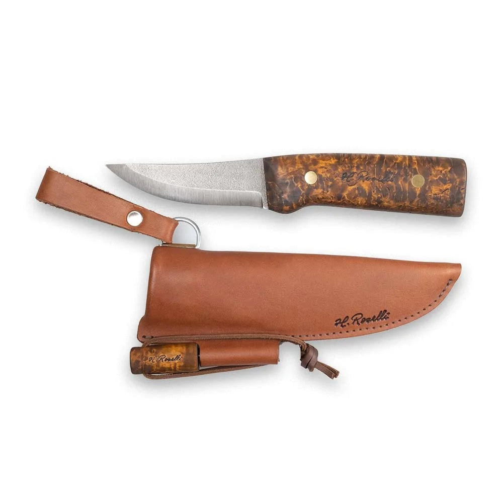 Roselli Hunter Full Tang R100FD Dark Stained Handle with FireSteel (New 2022)