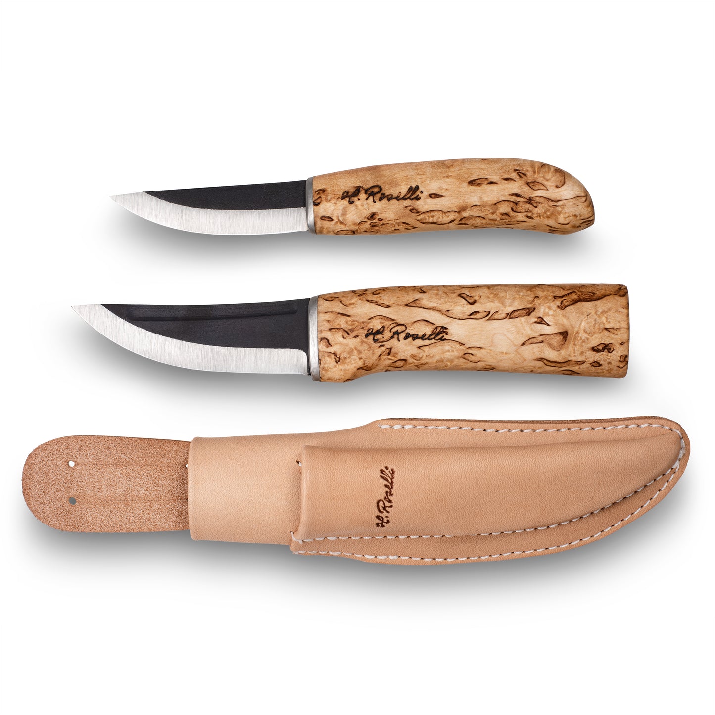 Roselli Combo Hunter set Outdoor Bushcraft Knife Puukko