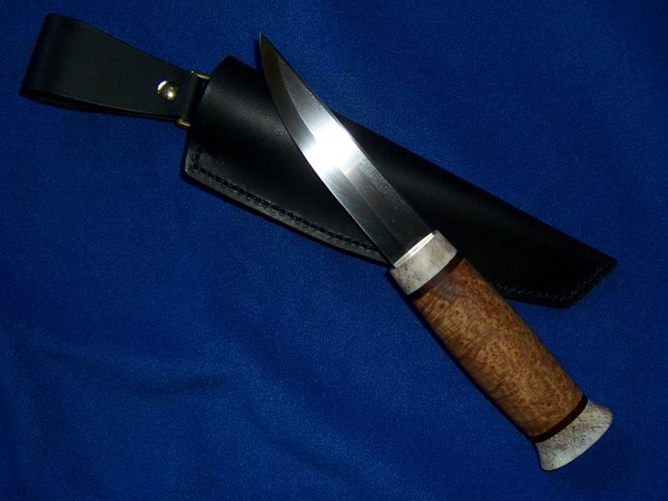 North Wolf Custom Outdoor Bushcraft Knife Puukko