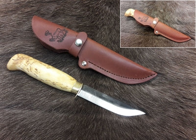 Wood Jewel Scout Knife Bushcraft Outdoor Hunting Puukko Knife