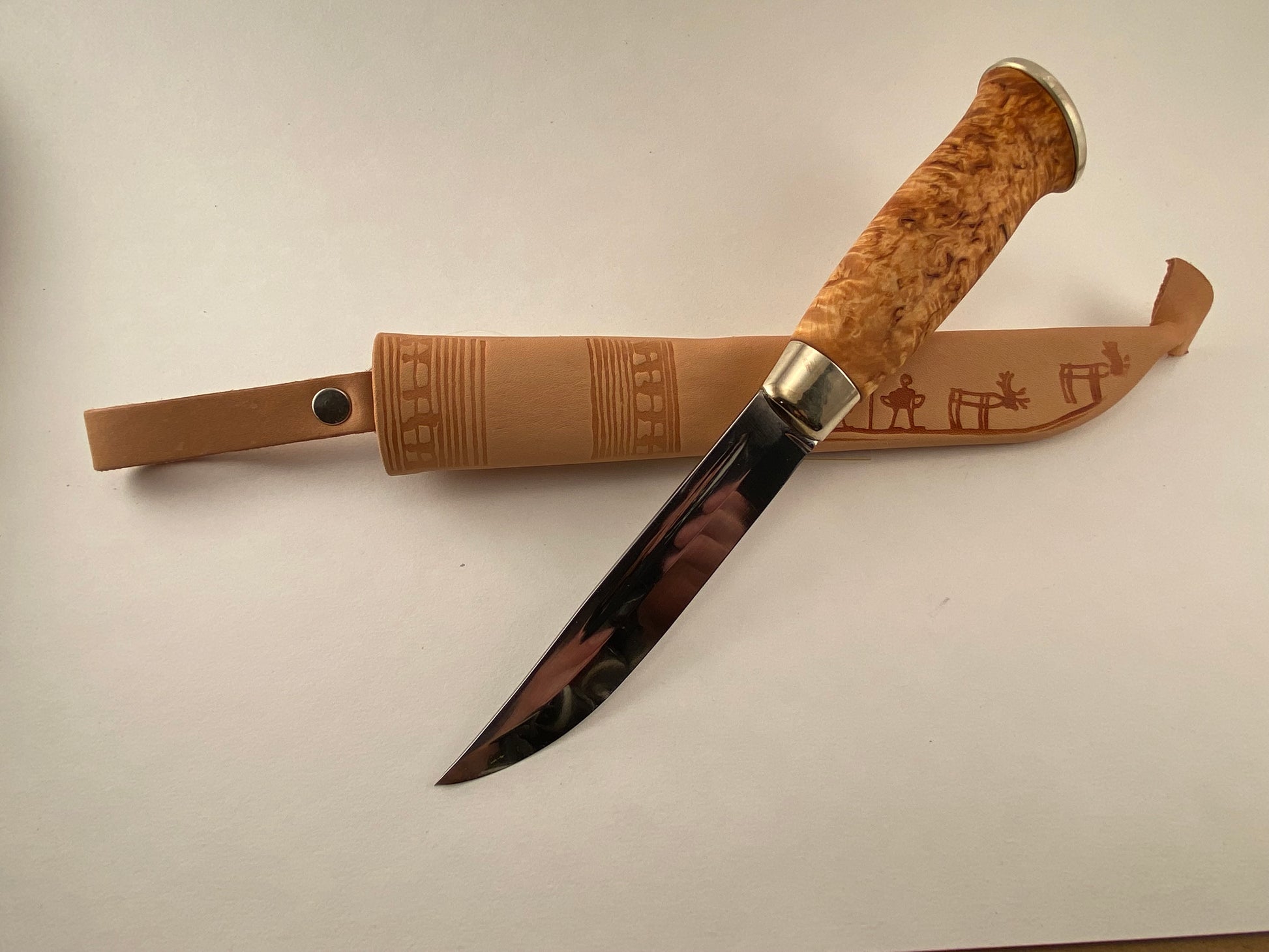 ROG Puukko Knife and Sheath - an all around woods & home knife