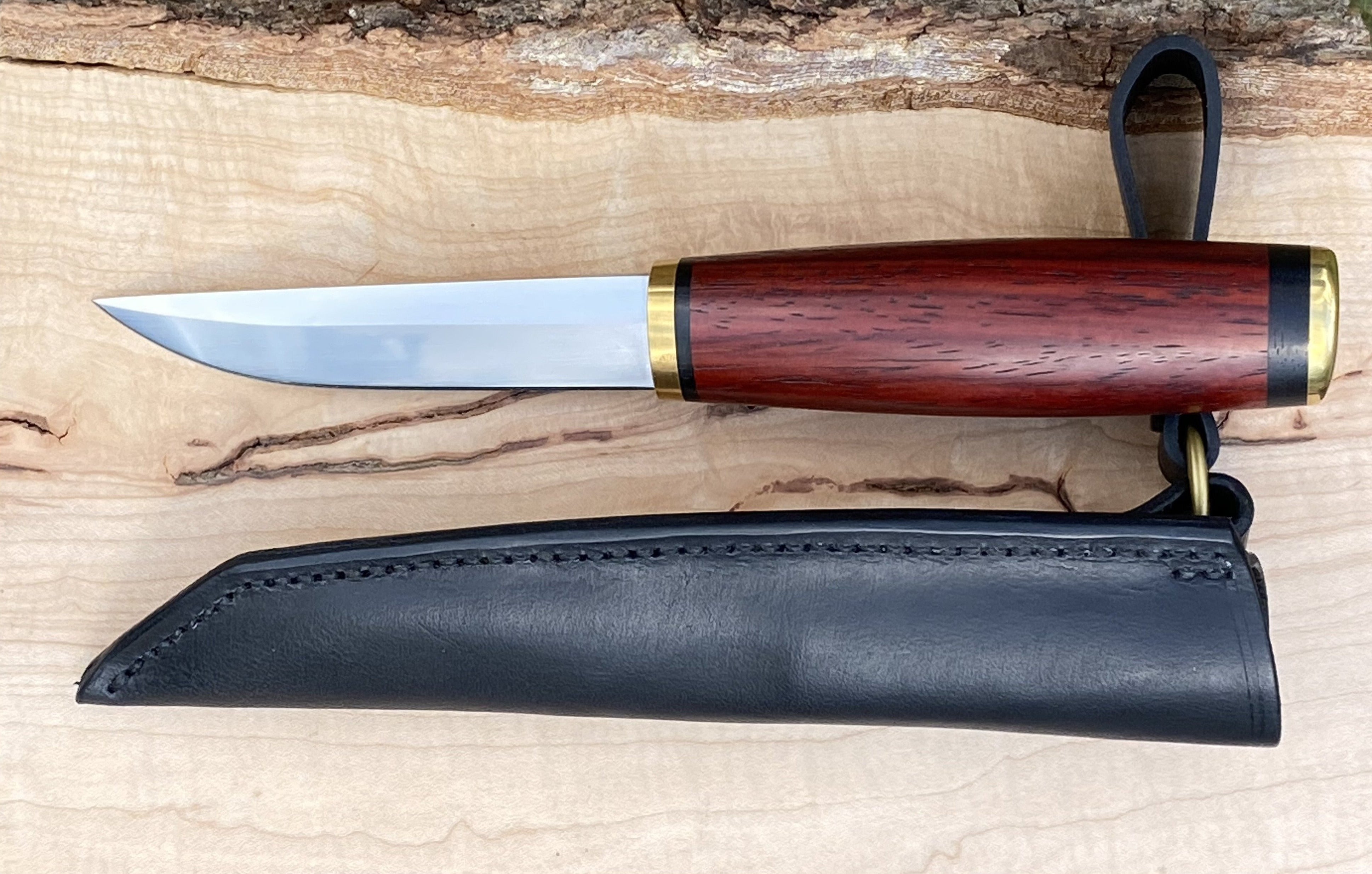 North Wolf Custom Outdoor Bushcraft Knife Puukko